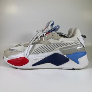 Puma RS X Motorsport BMW Collaboration Mens Sneakers White Blue Red‎ Size 12